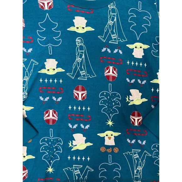 Hanna Andersson Star Wars Baby Yoda Grogu Christmas Organic Cotton Womens L/XL - Picture 4 of 11